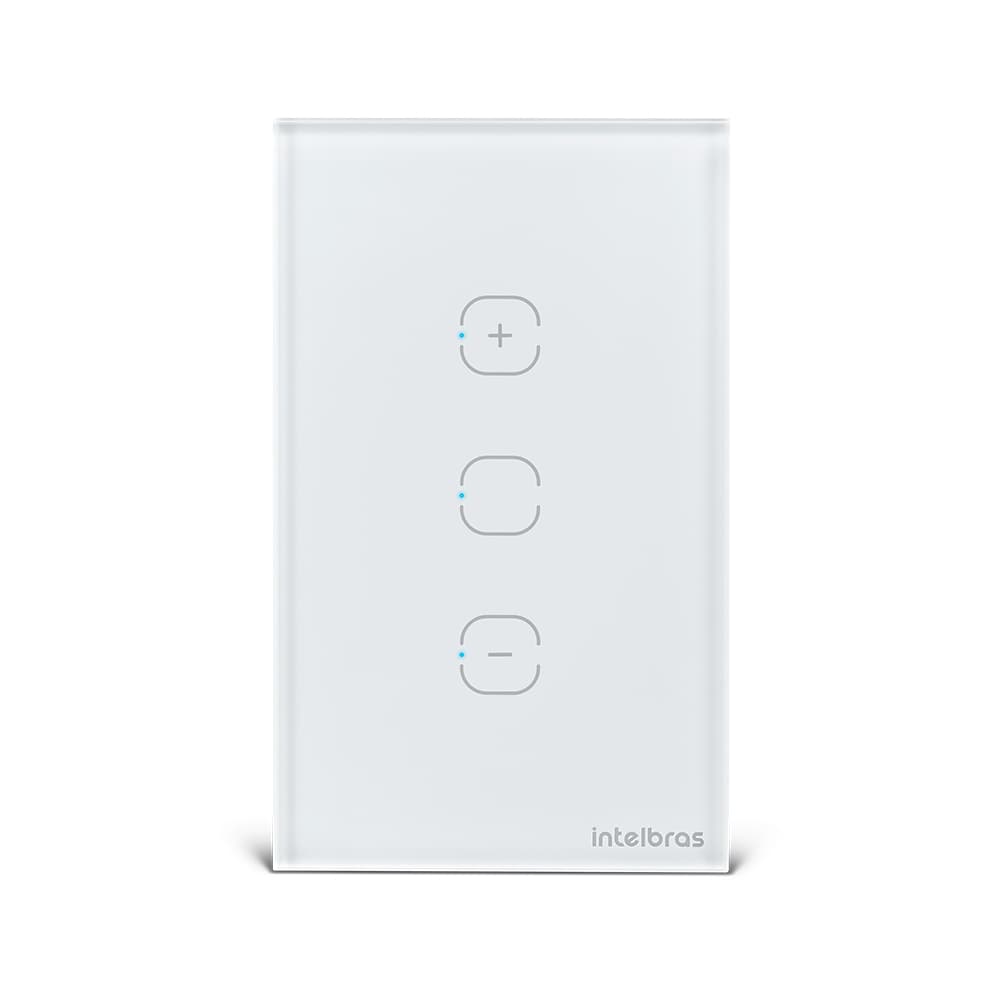 Interruptor Smart Wi-Fi Intelbras Ews 1101 3 Teclas Dimmer Touch Branco