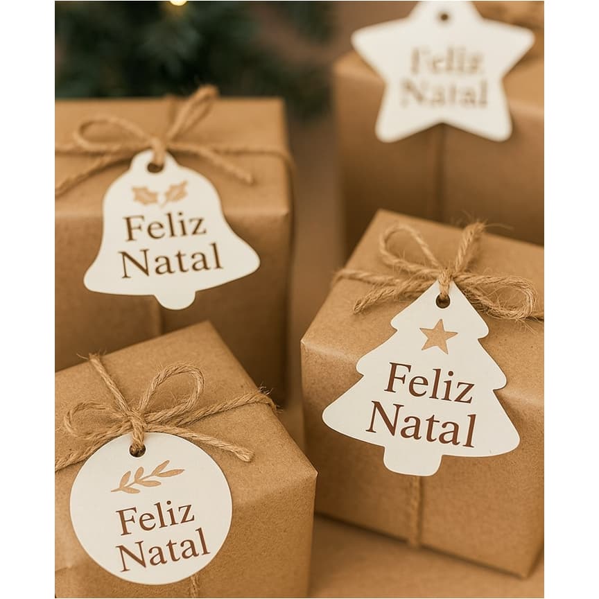 Tag personalizada de natal/Tag para presente/Lembrancinha de natal