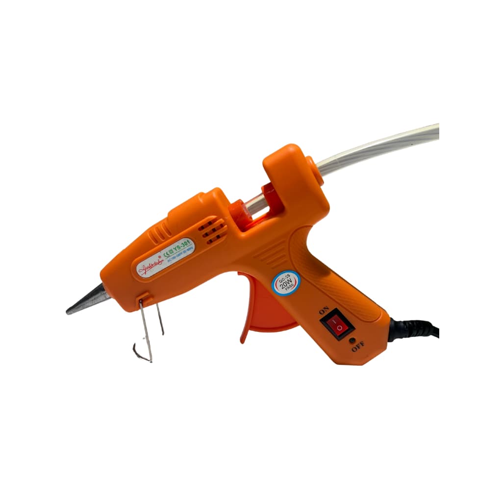 Pistola Cola 7mm 20W Reforçada com Chave Liga Desliga