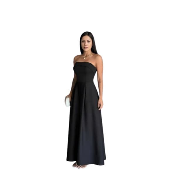 Vestido Princesa Tomara Que Caia Laço Nas Costas