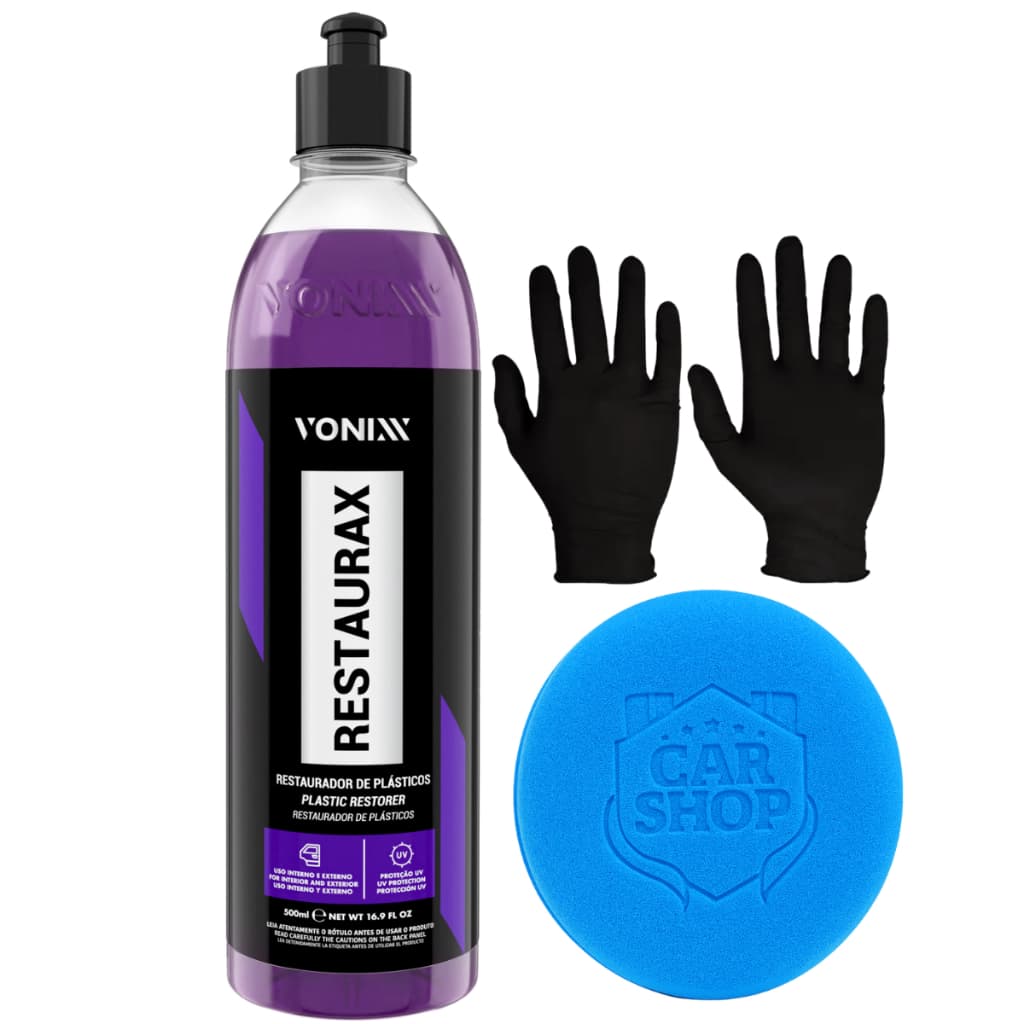 Restaurador D Plástico Restaurax Vonixx Painel Revitalizador