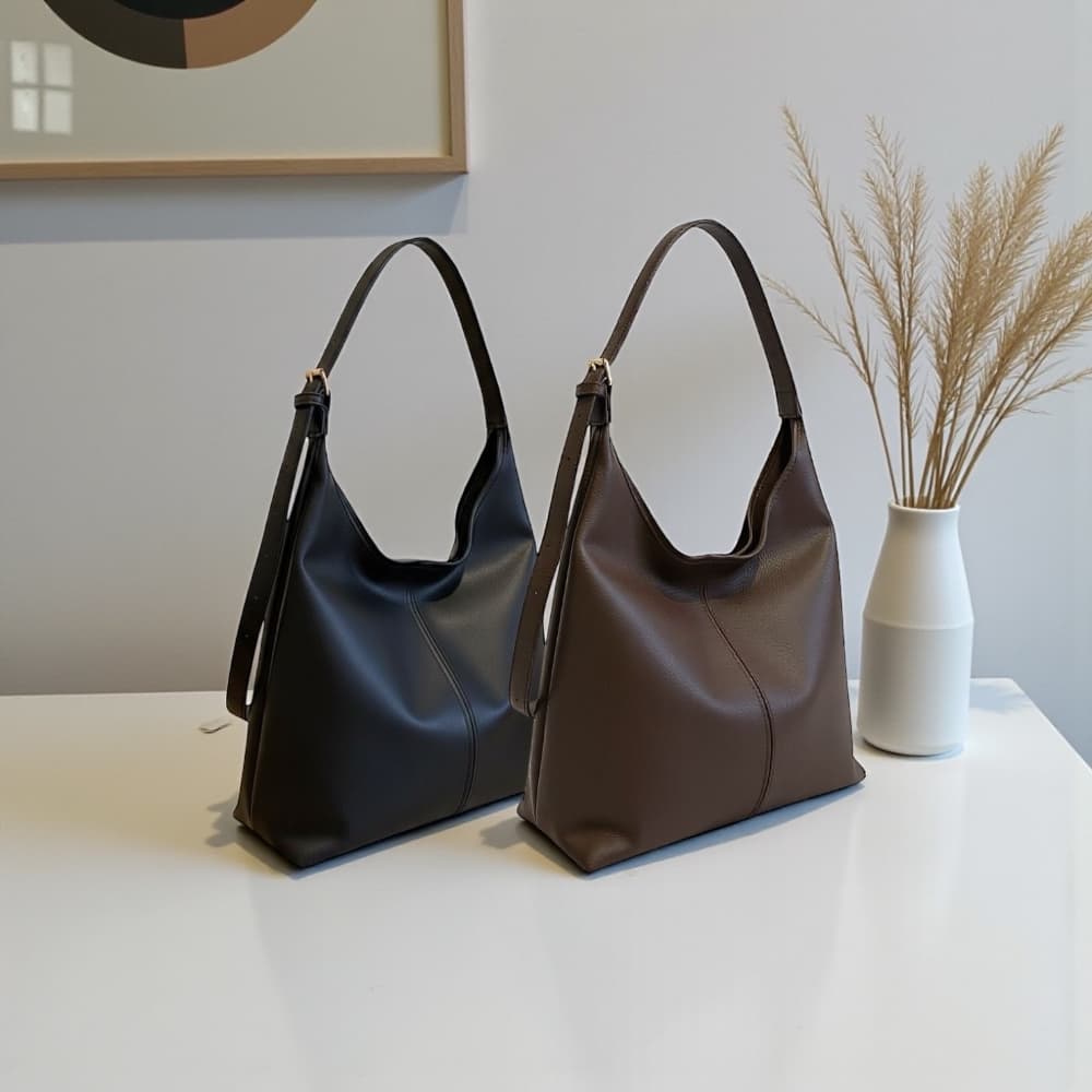 Kit 2 Bolsas Femininas Estilo Sacola Grande Promoção Lançamento