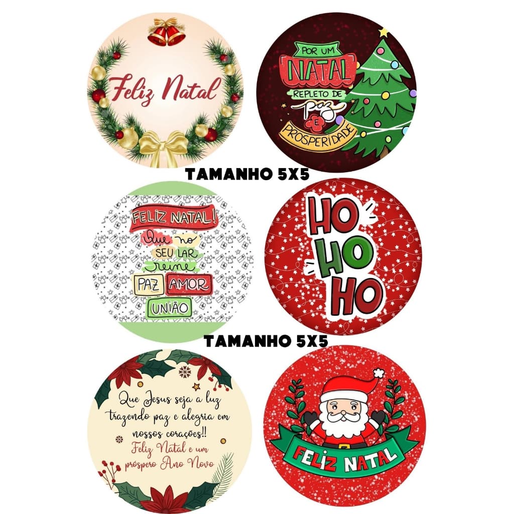 Rotulos de Natal Entrega Rapida