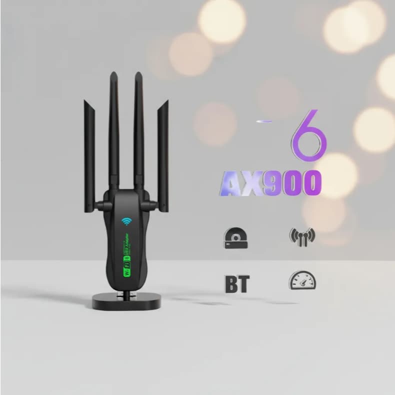 Adaptador Wi-fi Usb 900mbps Dongle Wi-fi Ax900