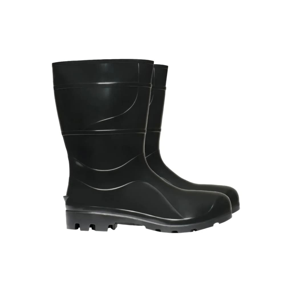 Bota PVC Cano Médio Preta Cartom CA 32169