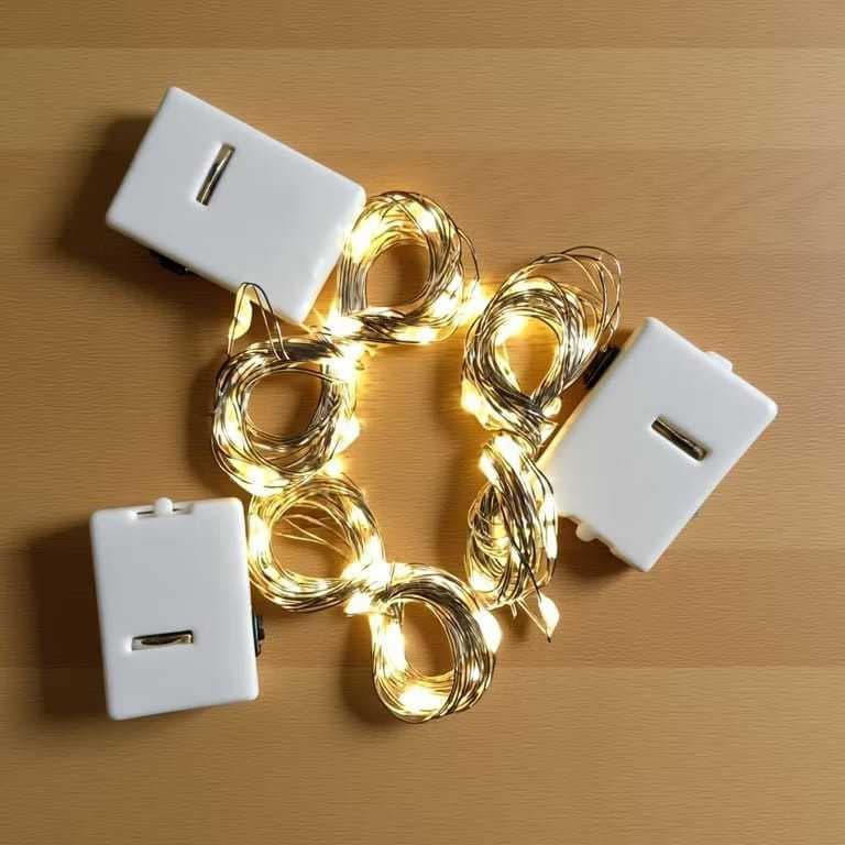 Kit 2/4/10 Peças Fio De Led Fio Fada Leds 2 Metros Luzes Natal Ano Novo Decoração Promoção