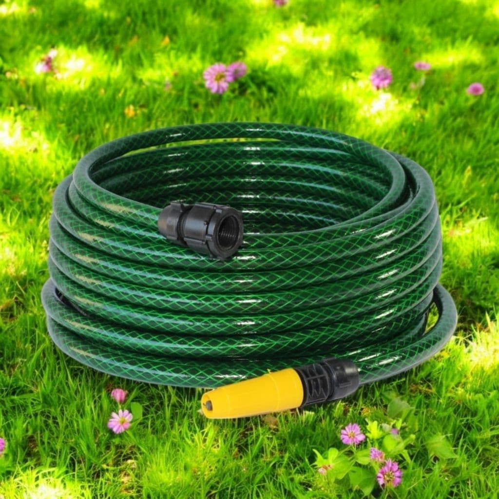 Combo Duas Mangueiras 10m cada Super Resistente ao Sol Primeira Linha Flexível e Durável
