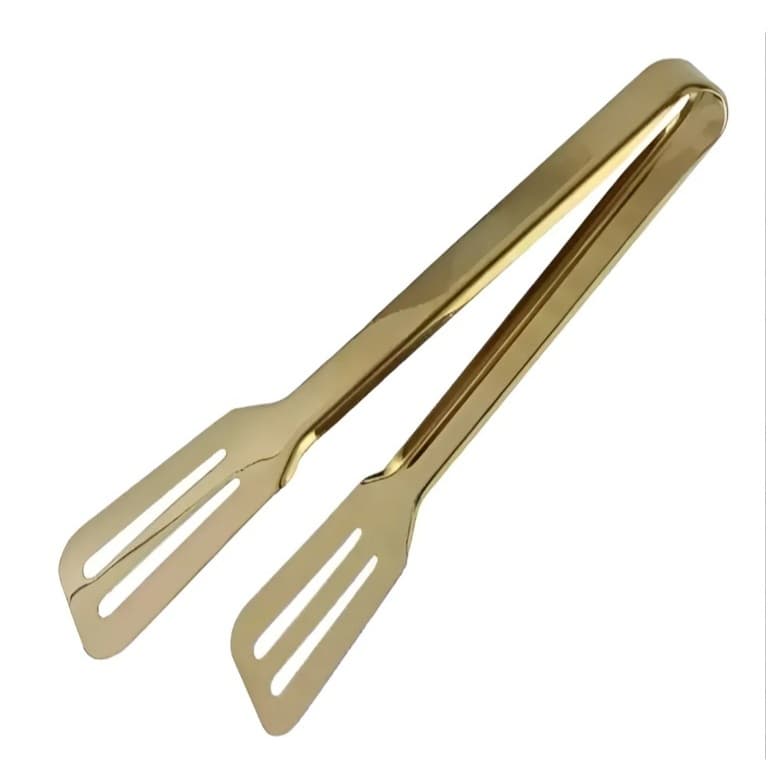 Mimo Style Pegador Multiuso Inox Na Cor Dourada para Servir e Manusear sua Refeição.