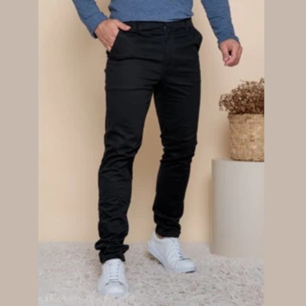 Calça Jeans Masculina com Elastano Tradicional Reta Simples Confortável e Resistente – 36 ao 56