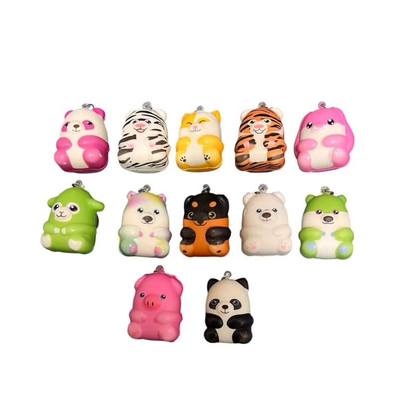 Kit 12 Bichinhos Squishy Decoracao Lembrancinha De Festa Aniversario Incrivel