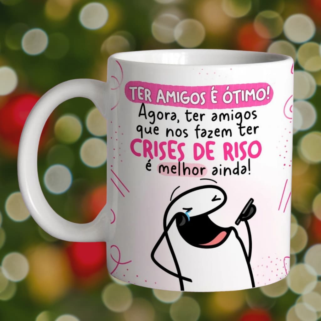 Caneca natal amigo caneca amigo secreto amigo onça melhor amigo caneca personalizada