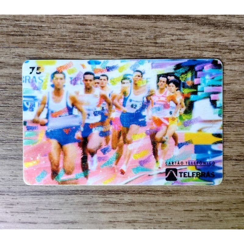 Cartão Telefônico Colecionável Atletismo