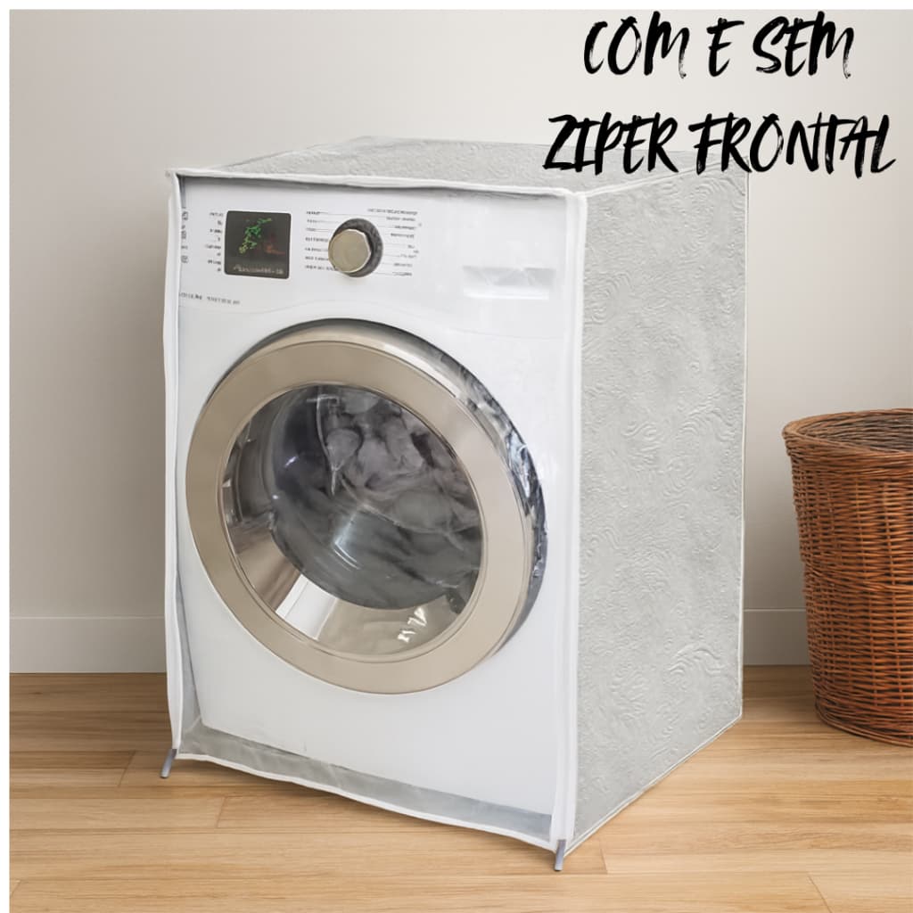 Capa Protetor Para Maquina Abertura Frontal Forrada C/ e S/ Ziper Reforçado em Pvc