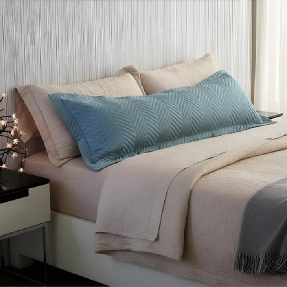 Fronha para travesseiro de corpo Matelassado Xuxão com Zíper 1,45m x 45cm