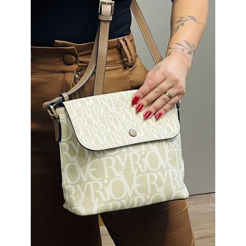 Bolsa Feminina Veryrio Estampa Holograma Tiracolo Alça Transversal Elegante Dia Dia
