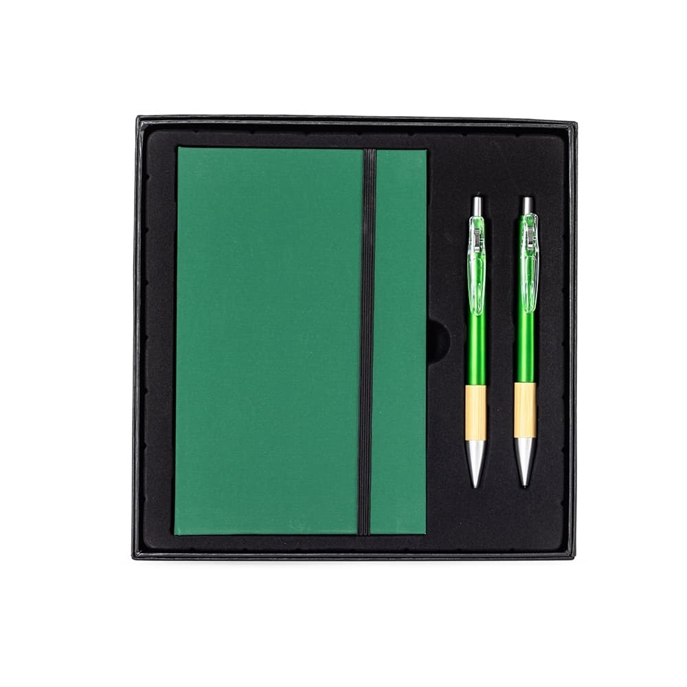 Kit Executivo 3 Peças Caneta Caderno E Lapiseira