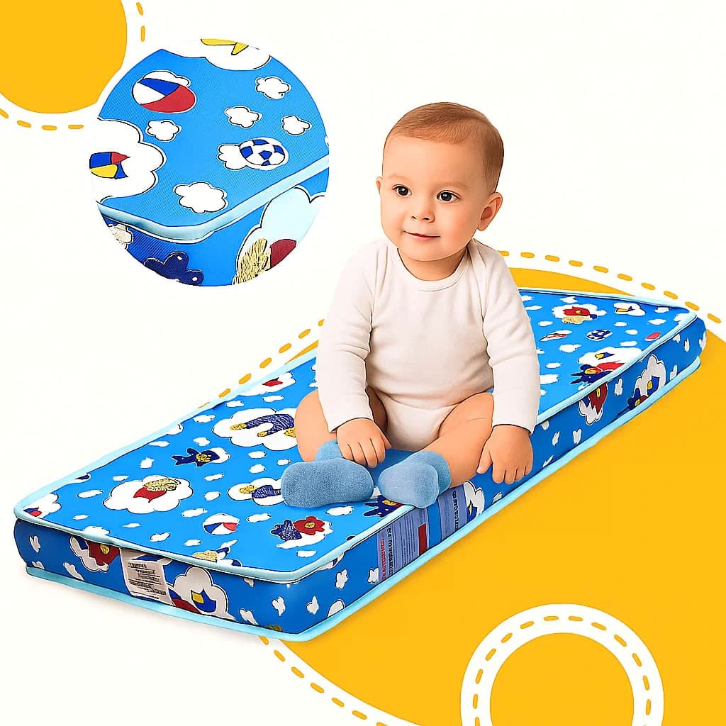Colchão 100x60 Berço Cercadinho Chiquerinho Bebê Impermeável Envio Imediato