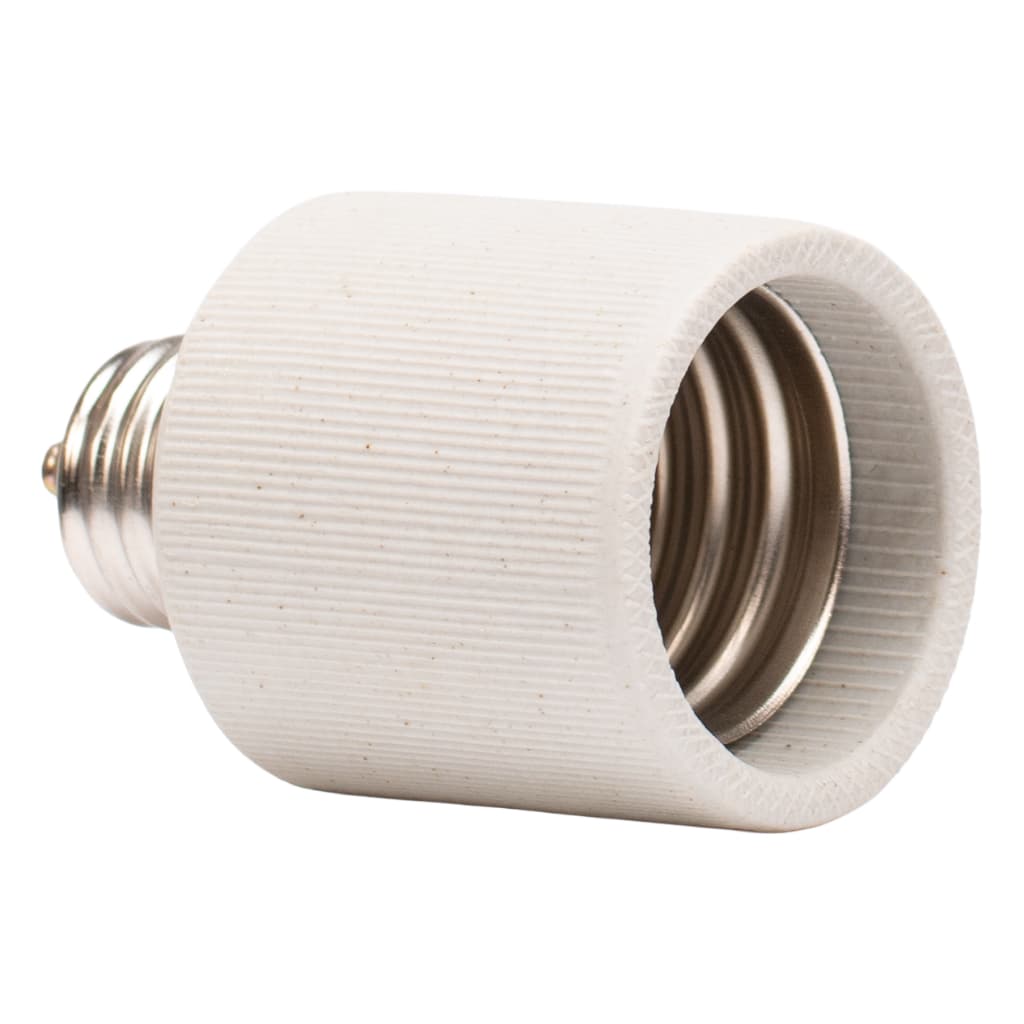 Bocal Adaptador de Soquete Redutor E27 para E40 em Porcelana