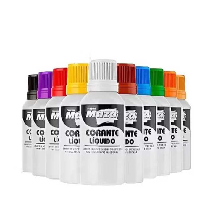 Corante Líquido p/ Tintas 50ml (Maza) - Várias cores