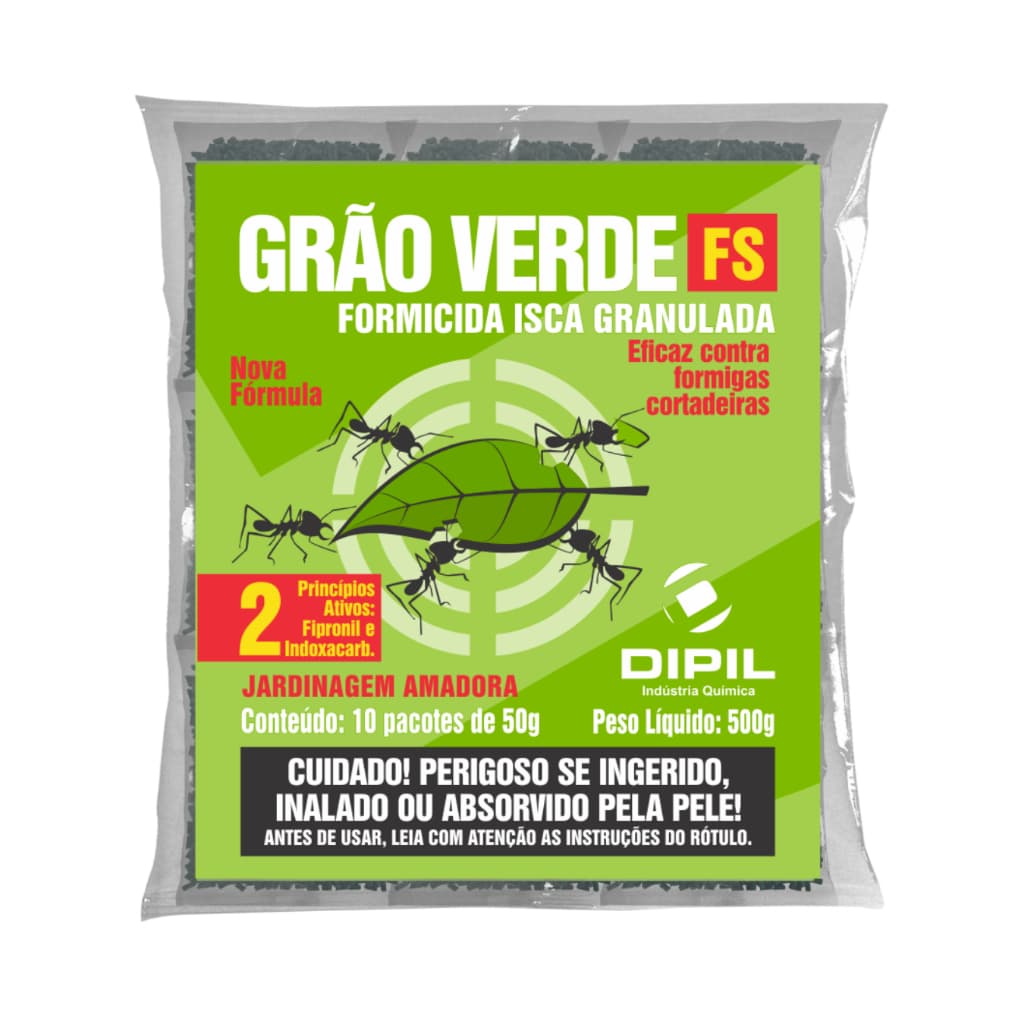 isca para formigas grão verde FS pct com 500GR