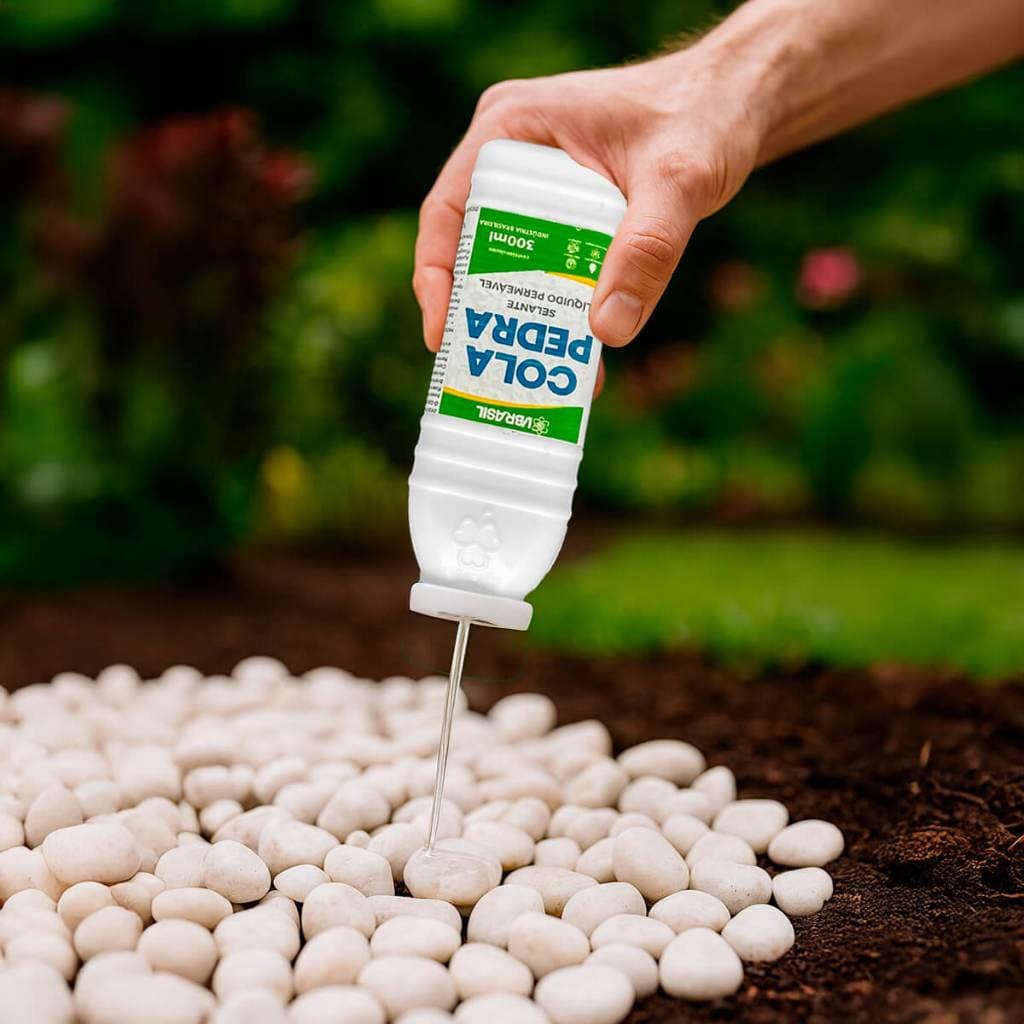 Cola para Pedra Selante Líquido Permeável de 300ml para Fixação de Pedras
