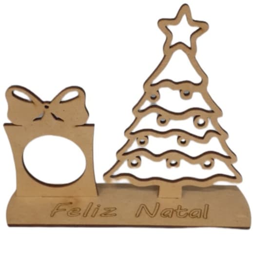 Kit 153 Porta Bombom Pinheiro Enfeites De Natal Madeira Mdf Cru Lembrancinha Decorativo