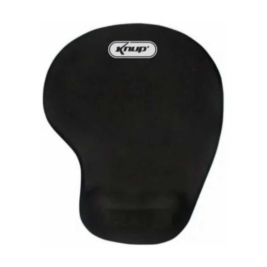 Mouse Pad gamer Knup KP-S04 de tecido 25cm x 21cm preto
