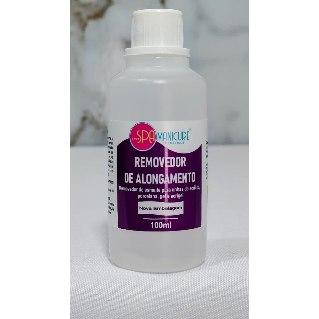 Removedor De Alongamento Acrilicas Unhas Gel Spa Manicure 100ml