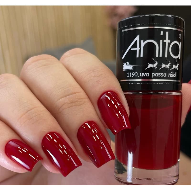 Esmalte Anita Tempo de Celebrar Uva Passa Não!