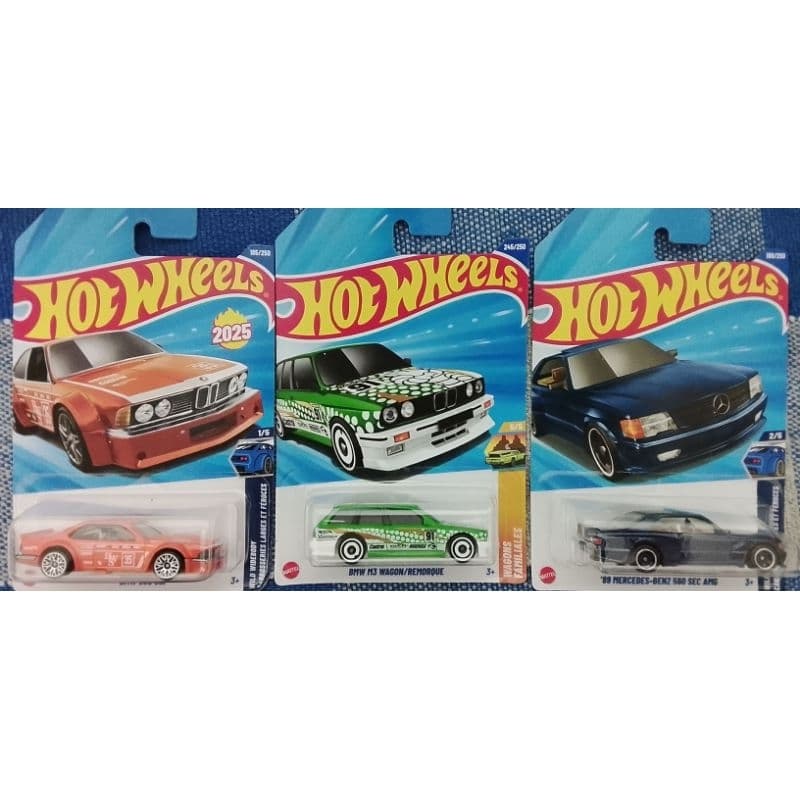 BMW E MERCEDES HOT WHEELS