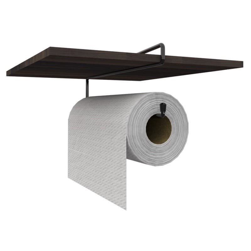 Porta Papel Toalha Suspenso Aramado para Cozinha – Organizador Prático para Armário e Bancada