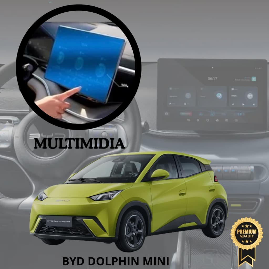 Multimídia BYD Dolphin MINI Película Hydrogel Transparente Proteção HD Premium Anti Riscos