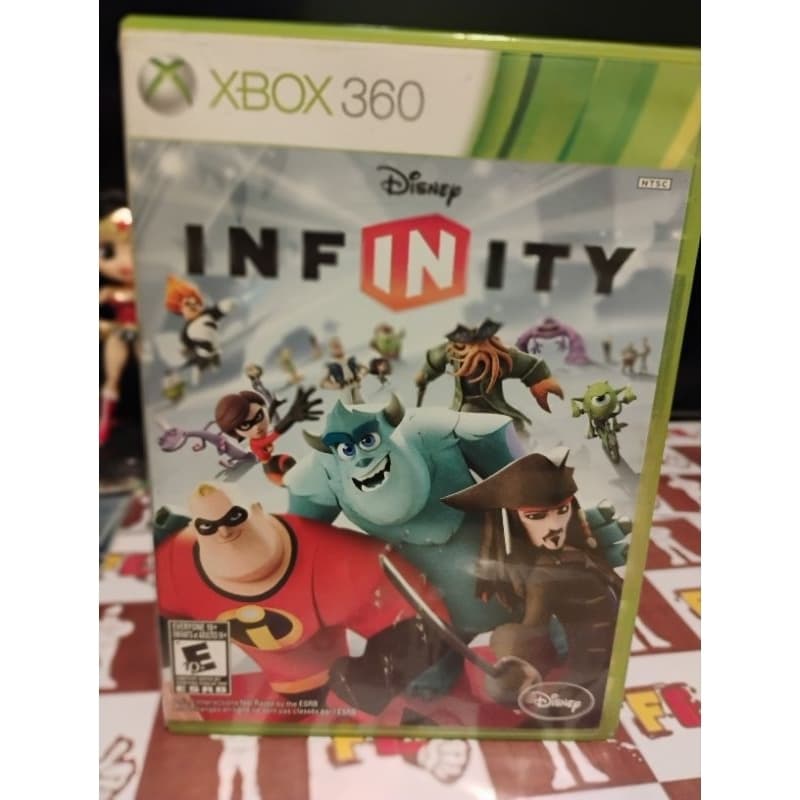 Base+Jogo+3-Bonecos-Disney Infinity Xbox360 Original Mídia Física