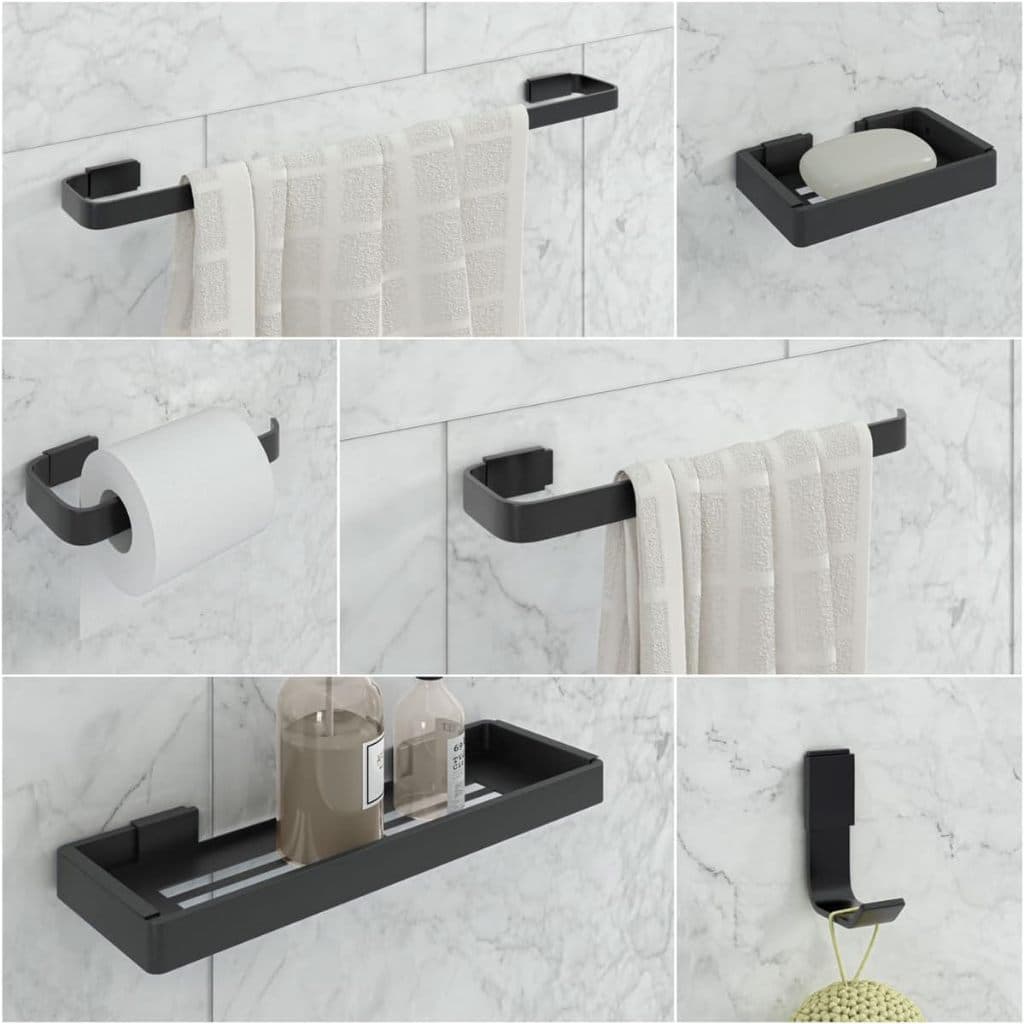 KIt Acessórios para Banheiro Organizador Luxo Lavabo