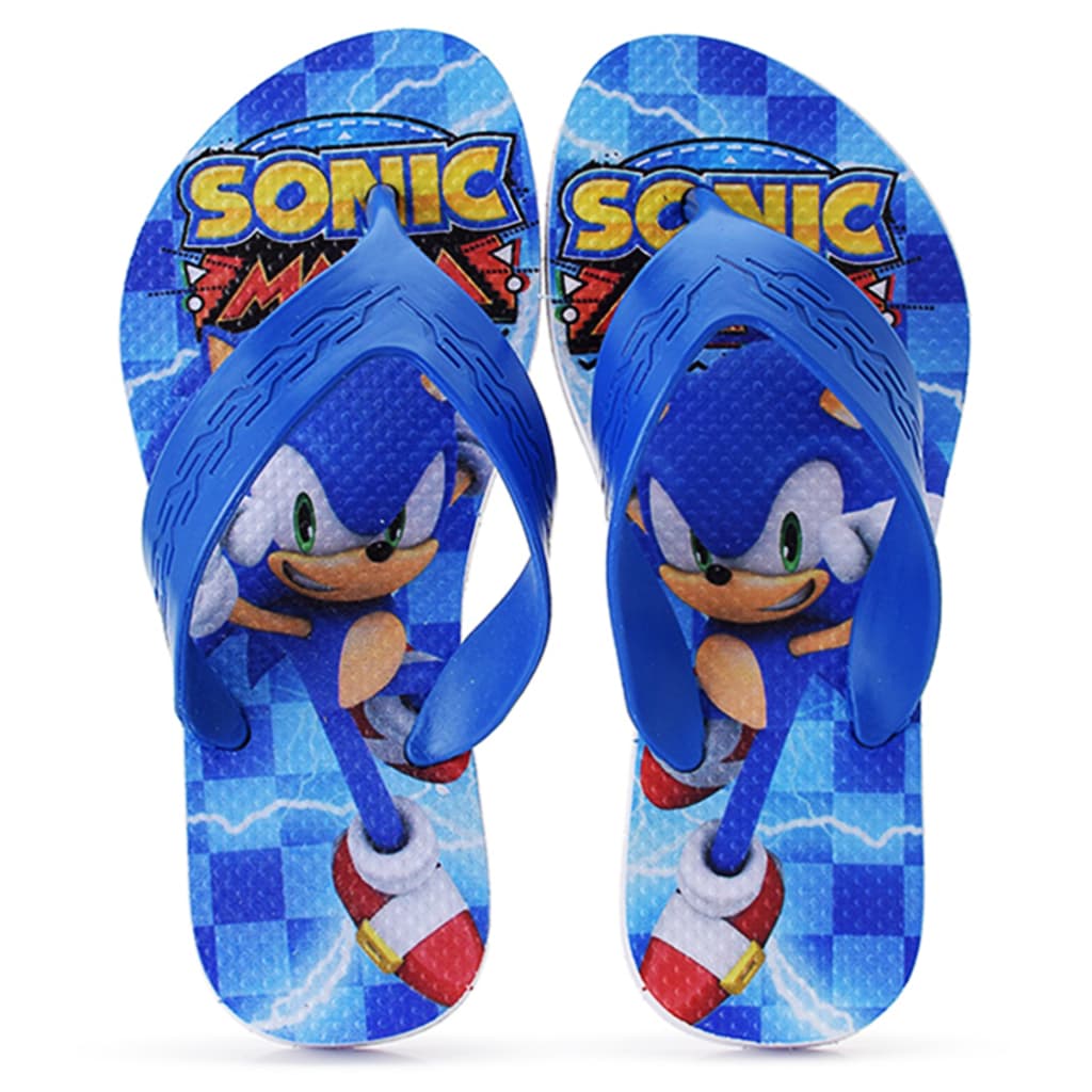 Chinelo Infantil Sonic Casual Super Confortável Lançamento Panfy Kids