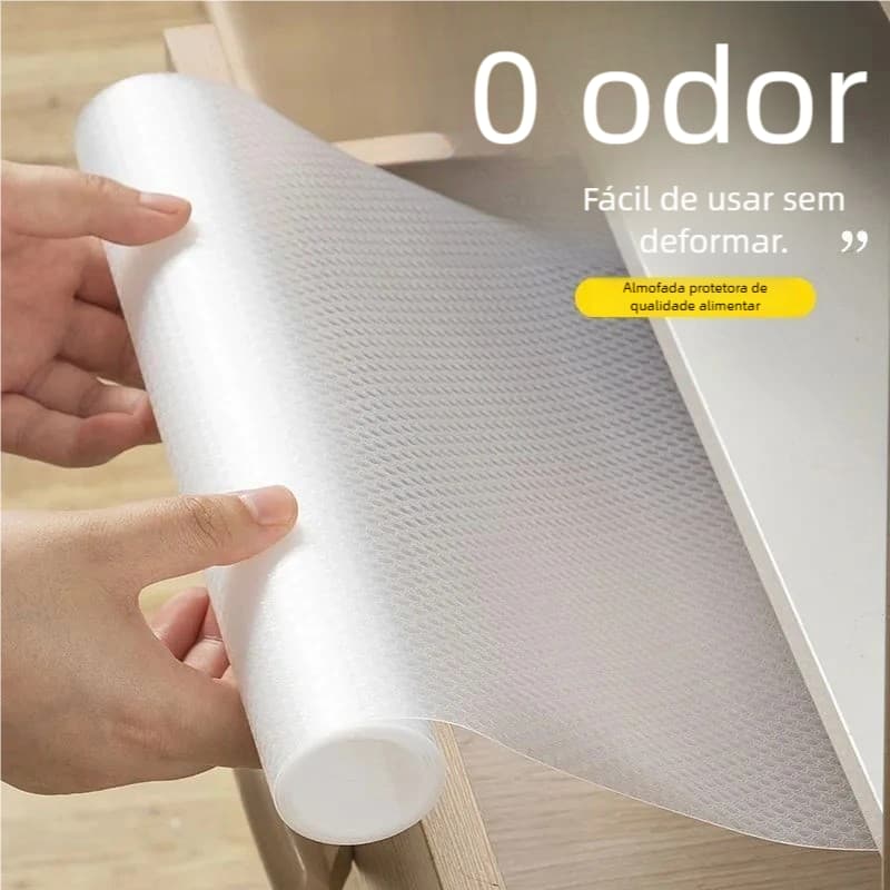 Tapete Multiuso para Gaveta – Forro de Armário, Organização Cozinha/Quarto