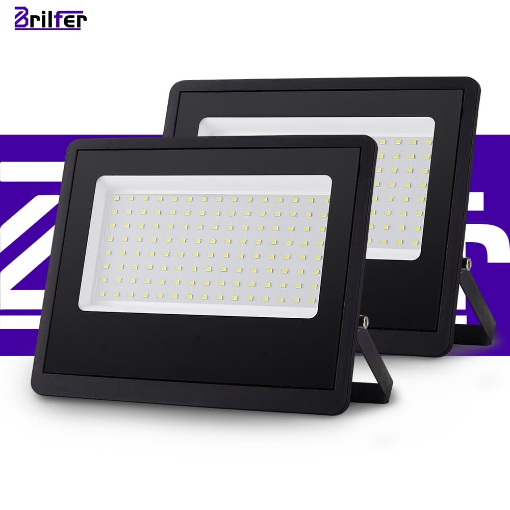 Kit2 Refletor Led 600w Super Brilho IP67 Branco Frio 6500K Alta Durabilidade e Economia