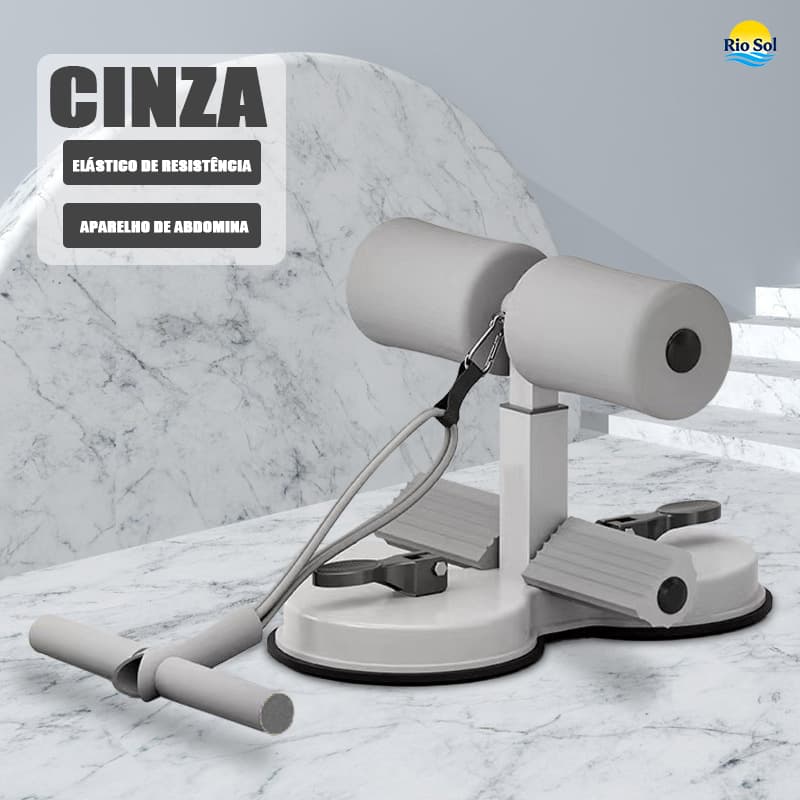 Equipamento auxiliar de Aparelho Abdominal com Ventosa Fixador de Pés para Treino V2