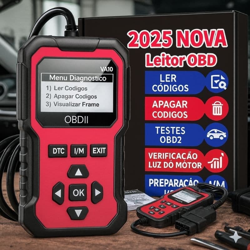 Scanner OBD2 Leitor de Códigos de Falha Automotivo Universal