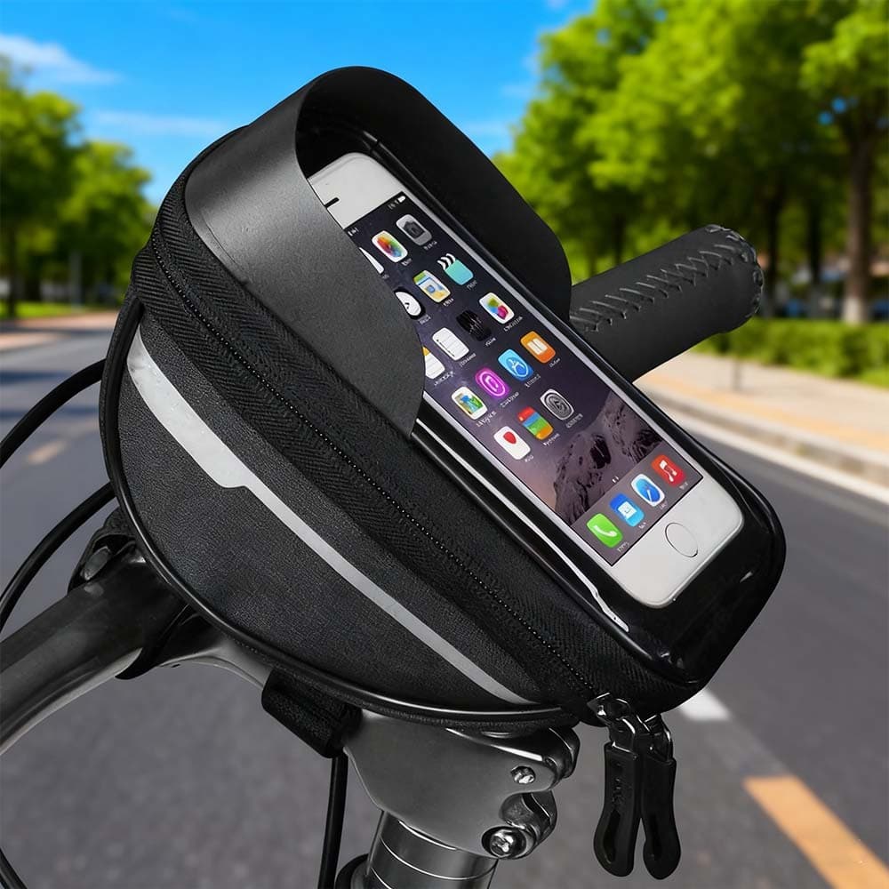 Suporte Celular Bicicleta: Bolsa Porta Celular e Acessórios À Prova D'Água, Ideal para MTB e SPEED