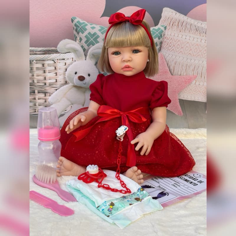 Bebe Reborn Boneca Promoção Corpo silicone Postagem no mesmo dia
