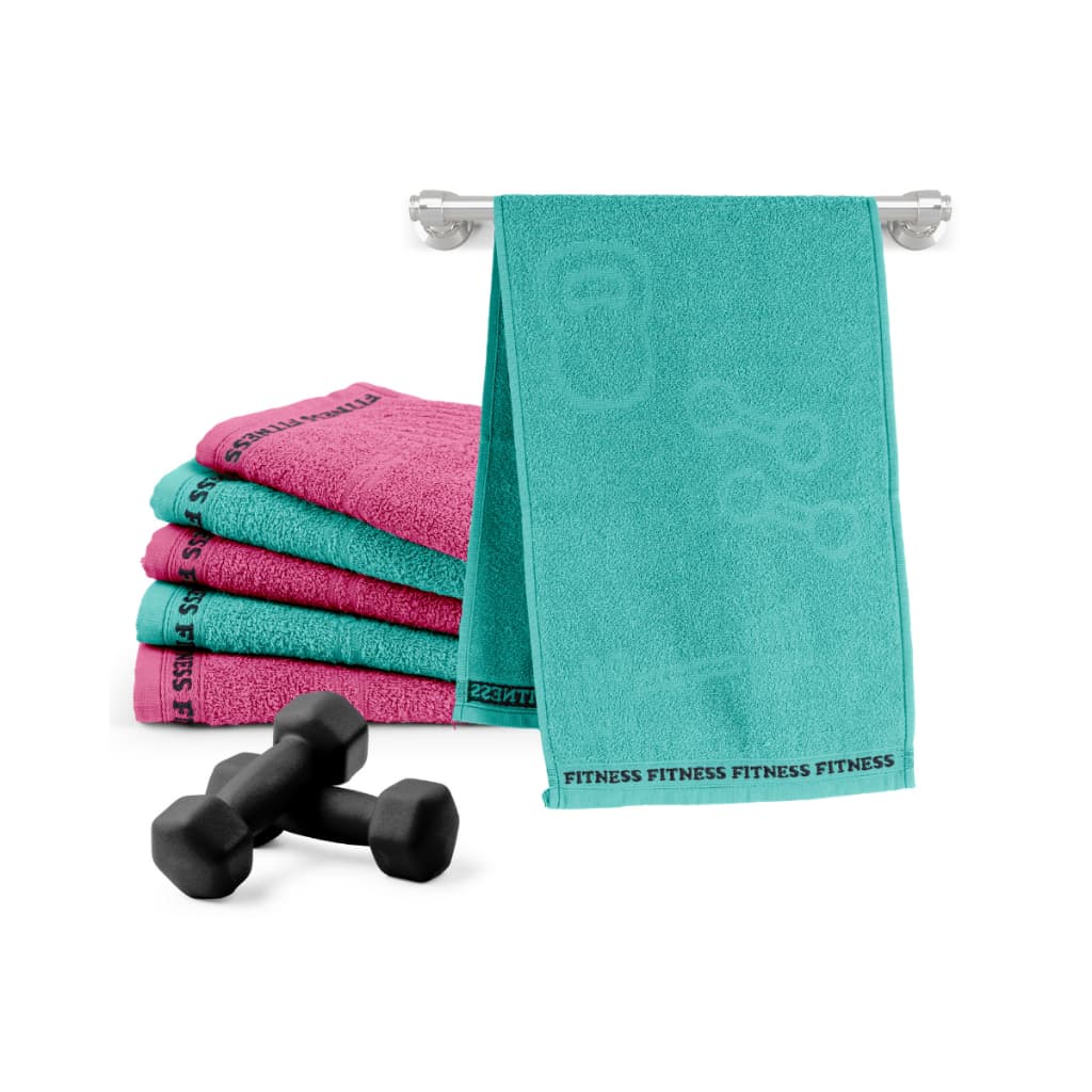 Kit 4 e 6 Toalhas Esportiva para Rosto Treino Academia Fitness Natação Yoga Esporte Rápida Absorção