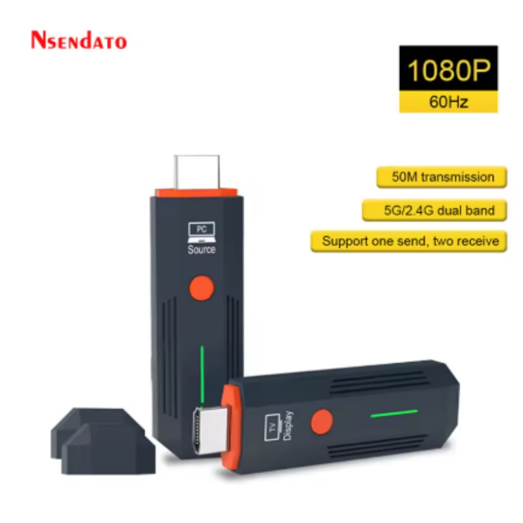 Extensor HDMI Star Sem Fio Full HD 5G  Audio e Video Plug and Play