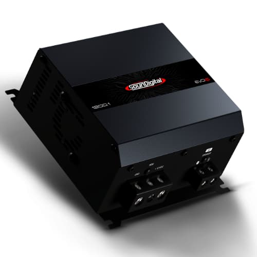Modulo Amplificador Soundigital 1200.1 EVO6 1 ohm ou 2 ohms ou 4 ohms toca graves driver corneta e super tweeter