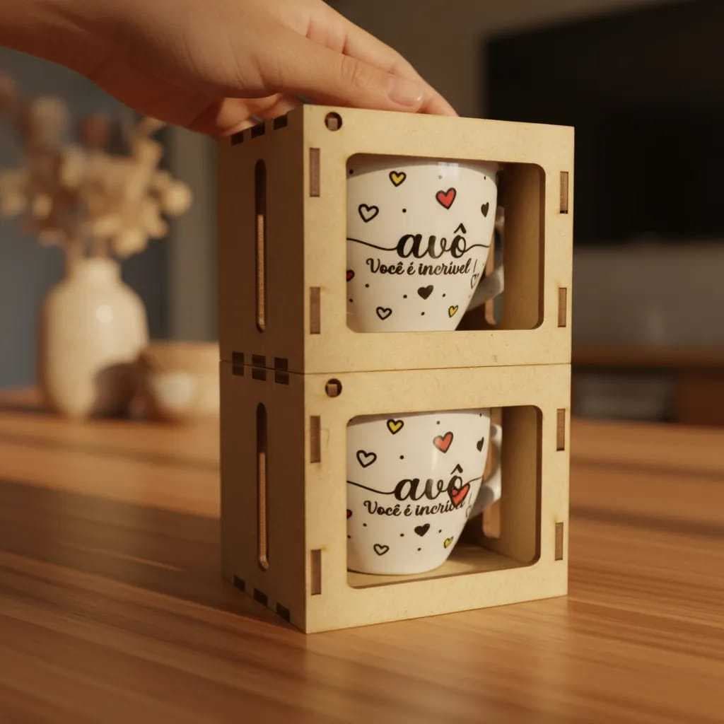Xícara Personalizada pequena 75ml para Avô – Ótima para Presentear