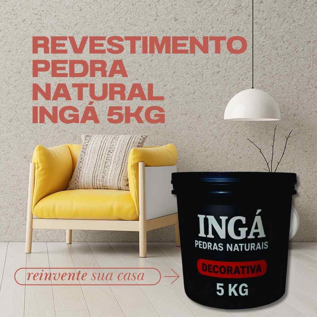 Revestimento Pedra Natural Ingá 5kg – Acabamento Premium