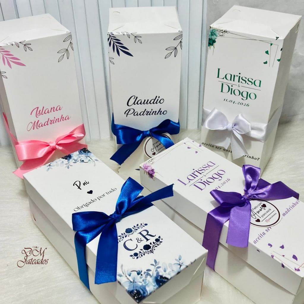 Caixa Presente Personalizada individual • Luxo e Elegância • Ideal para Presentes Especiais .