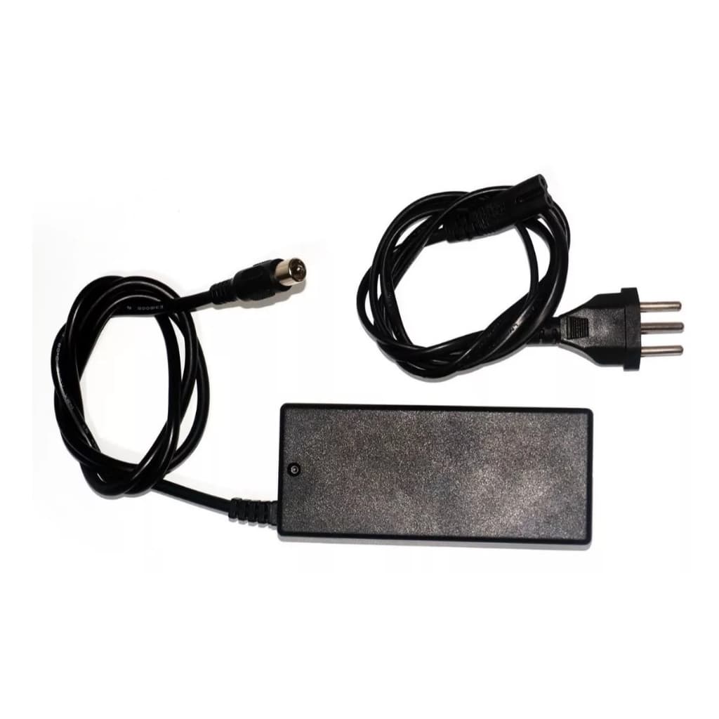 CARREGADOR DE BATERIA 48V 1.8AH ( PLUG RCA / BIKE ELÉTRICA )