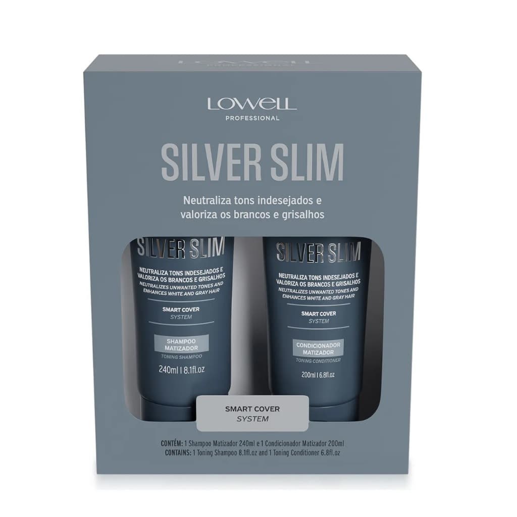 Kit Silver Slim Shampoo E Condicionador Lowell