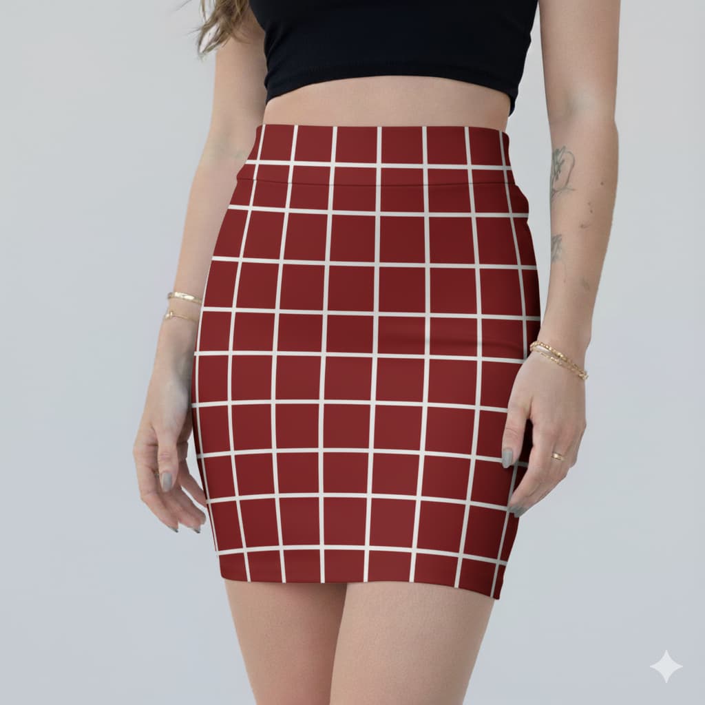 Saia Feminina Blogueira De Sucesso Super Na Moda Sofisticada Casual Elegante Versátil
